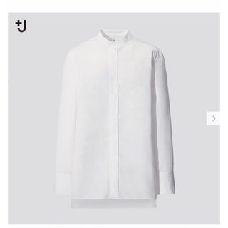 ユニクロ(UNIQLO)のユニクロ　ジルサンダー＋J スーピマコットンスタンドカラーシャツ（長袖）(シャツ/ブラウス(長袖/七分))