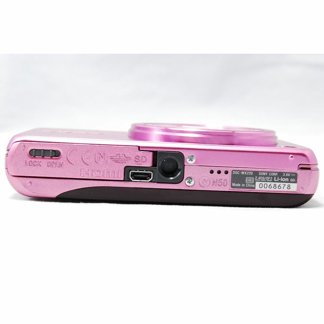 SONY Cyber-Shot DSC-WX220 ピンク サイバーショット SONY Cyber-Shot DSC-WX220 ピンク サイバーショット