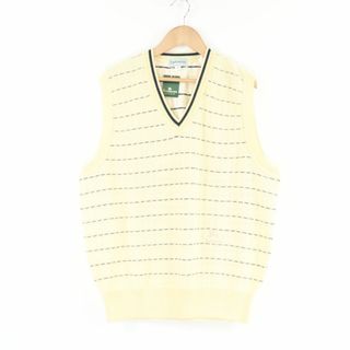 バーバリー(BURBERRY)の美品 Burberrys バーバリー ニットベスト LY コットン100% ヴィンテージ メンズ AY5028A19 (その他)