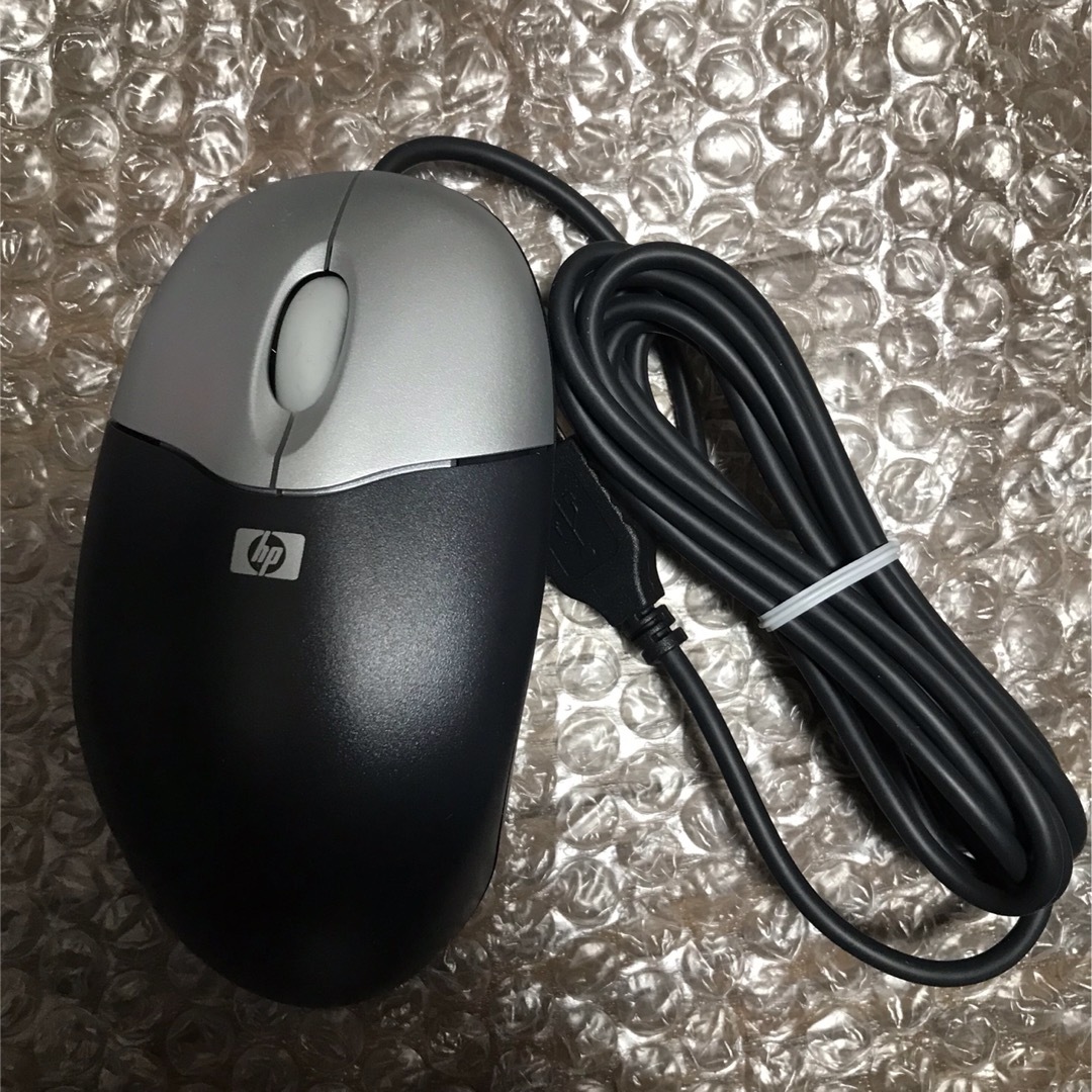 HP(ヒューレットパッカード)のHP USB Mouseマウス ヒューレットパッカード 美品 スマホ/家電/カメラのPC/タブレット(PC周辺機器)の商品写真