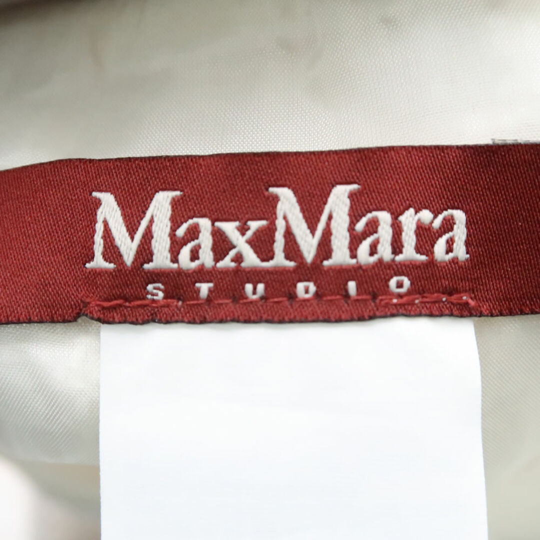 Max Mara(マックスマーラ)の美品 maxmaraSTUDIO マックスマーラ ツイードスカート 42 コットン ナイロン ひざ丈 レディース AY5108A70  レディースのスカート(ミニスカート)の商品写真