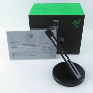 レイザー(LAZER)の美品 RAZER レイザー MOUSE BUNGEE V3 マウスバンジー 黒 ゲーム eスポーツ PC周辺機器 HU898 (PC周辺機器)