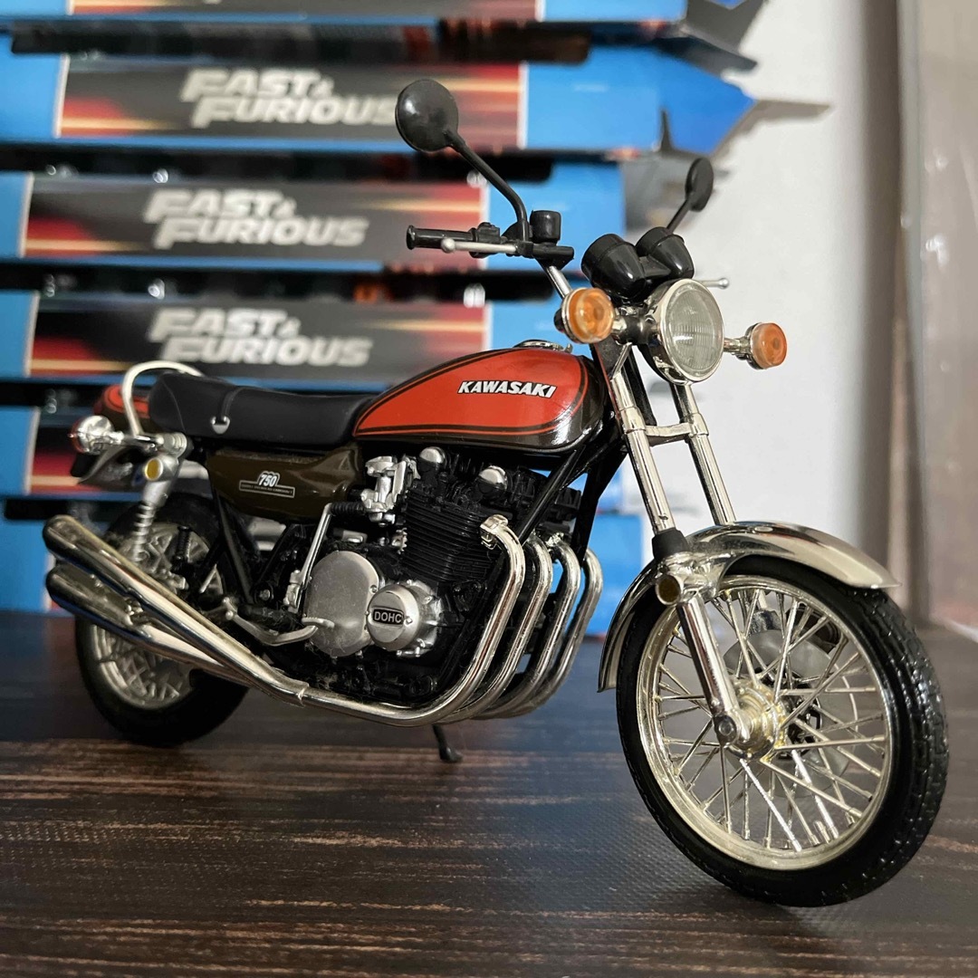 カワサキ Z2 750RS バイク ミニカー KAWASAKIの通販 by 87's カワサキ Z2 750RS バイク ミニカー KAWASAKIの通販 by 87's