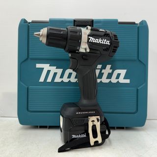 マキタ(Makita)のmakita (マキタ) 14.4V 6.0Ah 充電式ドライバドリル 黒 ケース・充電器・バッテリ2個セット DF474DRGXB 美品(工具)