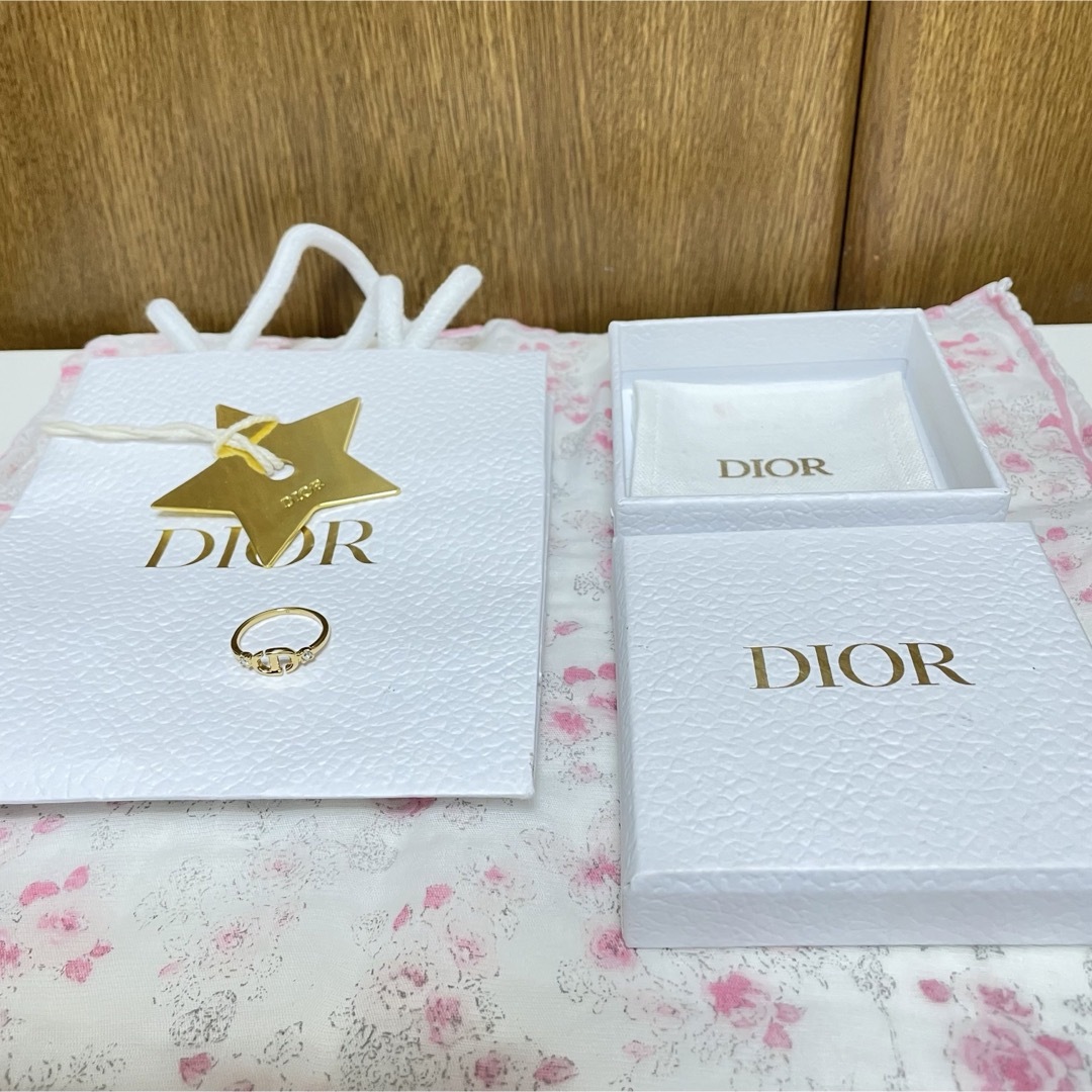 Christian Dior(クリスチャンディオール)の【正規品】Dior CD ディオール リング　指輪 レディースのアクセサリー(リング(指輪))の商品写真