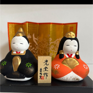人形 陶器 オブジェ 置物 インテリア 工芸品 美術品 A2602の通販｜ラクマ