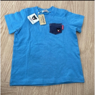 ダブルビー(DOUBLE.B)のミキハウス  ダブルビー　Tシャツ　ターコイズ　ブルー(Tシャツ/カットソー)