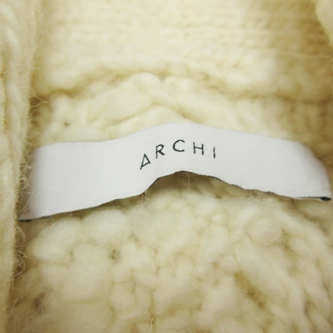 archi(アーキ)の美品 18AW アーキ archi KALMA ニット コート カーディガン レディースのトップス(カーディガン)の商品写真