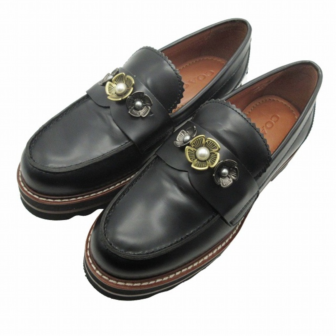 COACH - 美品 コーチ LENOX レノックス レザー ローファー COACH - 美品 コーチ LENOX レノックス レザー ローファー