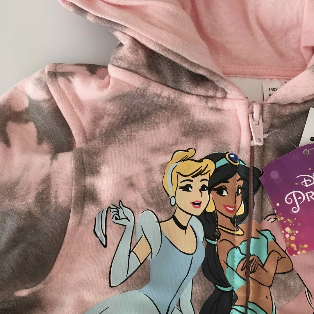 Disney(ディズニー)の新品♡ディズニー♡プリンセス♡パーカー♡ピンク/ベビーギャップ/H&M/ザラ/他 キッズ/ベビー/マタニティのキッズ服女の子用(90cm~)(ジャケット/上着)の商品写真