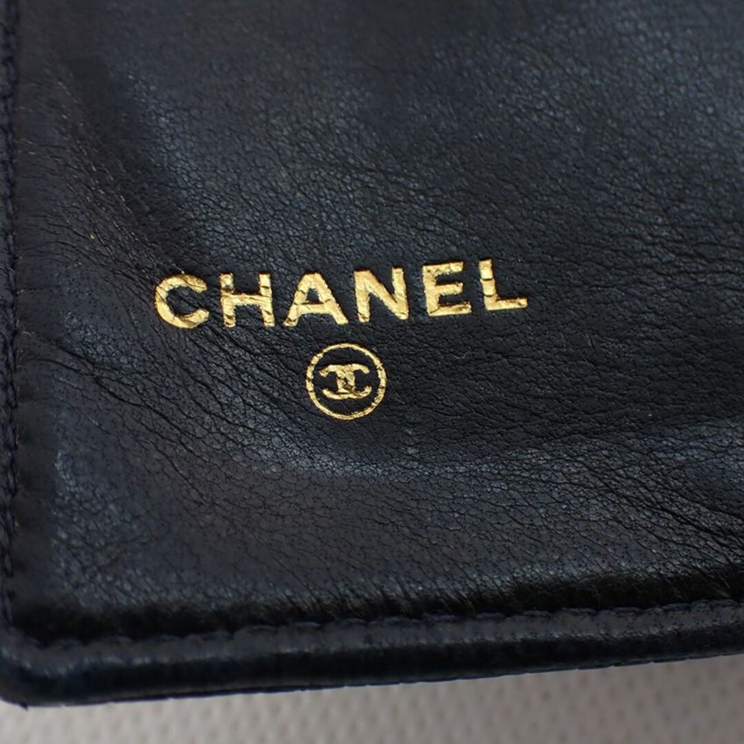 CHANEL(シャネル)のシャネル キャビアスキン 5番台 ブラック 長財布[b30-55］ レディースのファッション小物(財布)の商品写真
