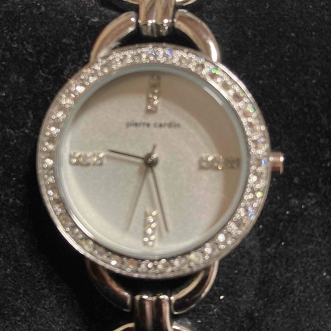 pierre cardin(ピエールカルダン)のピエールカルダン　スワロフスキーpierre  cardin  キラキラ時計 レディースのファッション小物(腕時計)の商品写真