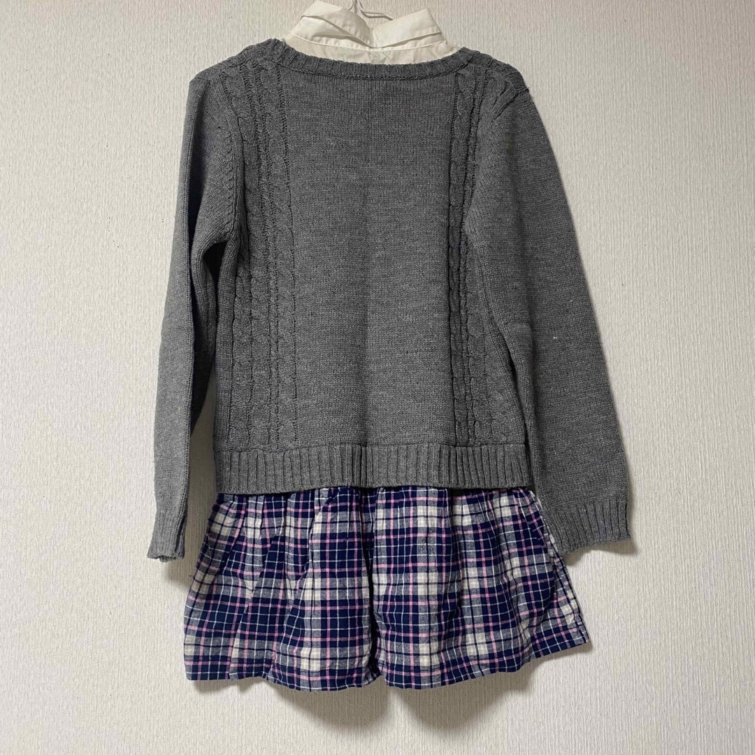 OLLINKARI(オリンカリ)のOLLINKARI オリンカリ　制服風ワンピース 卒業式 キッズ/ベビー/マタニティのキッズ服女の子用(90cm~)(ワンピース)の商品写真