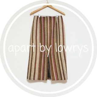 アパートバイローリーズ(apart by lowrys)の美品 apart by lowrys アパートバイローリーズ スカート ロンスカ(ロングスカート)