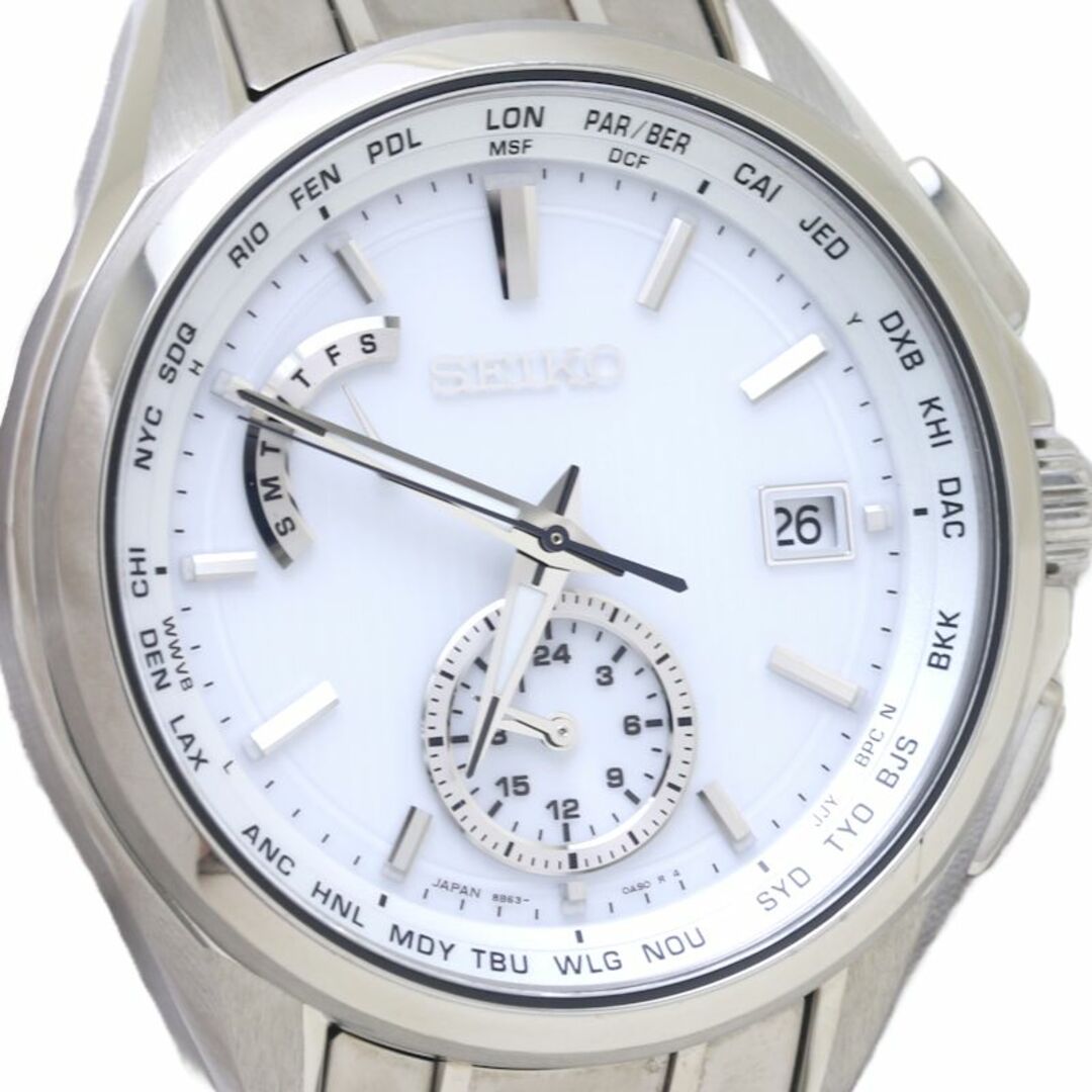 SEIKO(セイコー)のSEIKO セイコー ブライツ SAGA283 8B63-0AV0 チタン メンズ/130075【中古】【腕時計】 メンズの時計(腕時計(アナログ))の商品写真