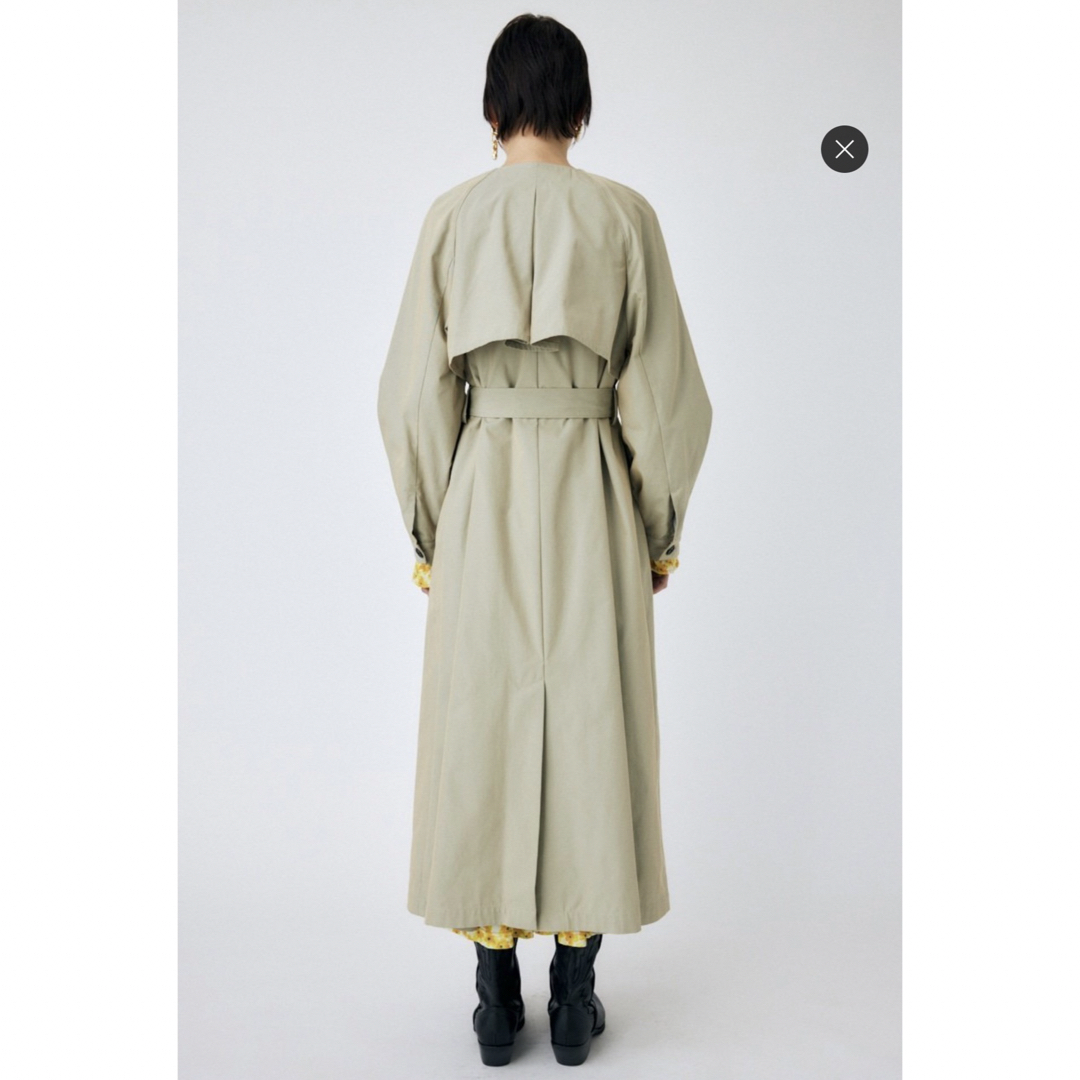 新品即日出荷 628◆新品タグ付◆MOUSSY◆COLLARLESS TRENCH◇コート◆