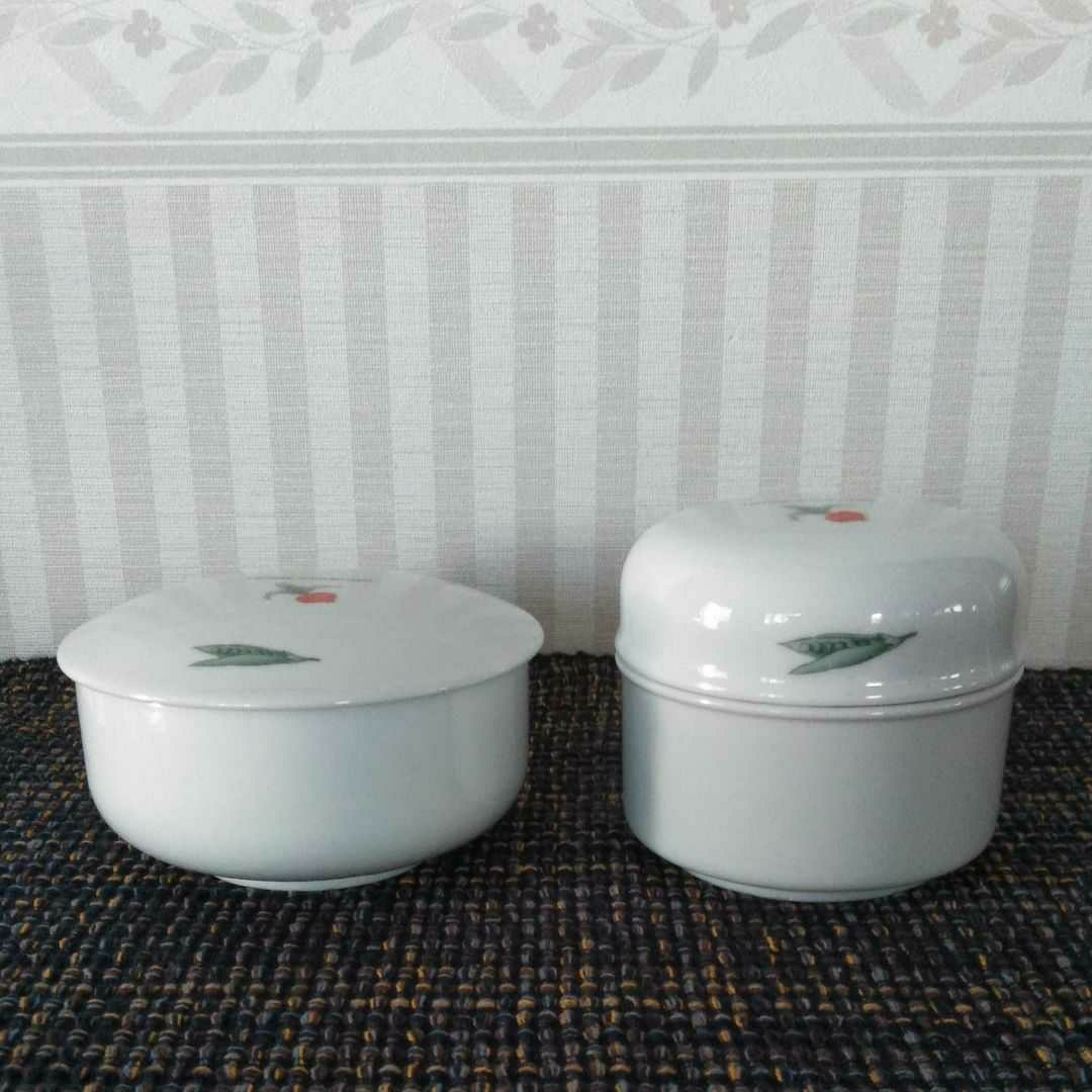 KIRII CHINA 小鉢セット　蓋付き　昭和レトロ インテリア/住まい/日用品のキッチン/食器(容器)の商品写真