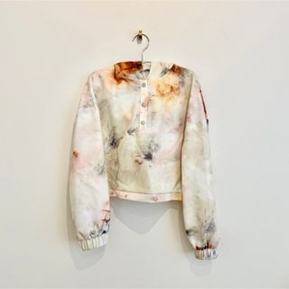 ザラ(ZARA)のZARA クロップドタイダイフーディ(パーカー)