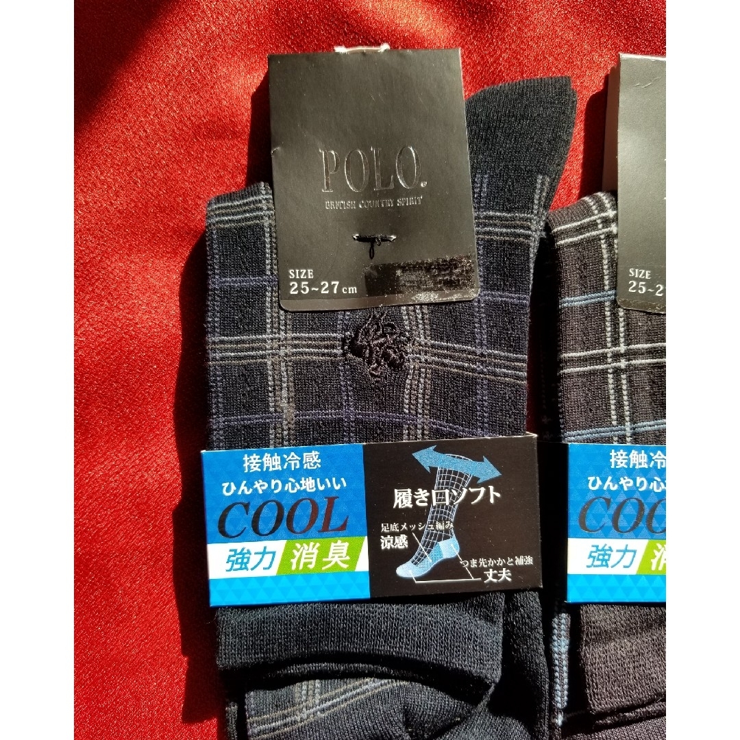 Polo Club(ポロクラブ)の【新品】ポロ POLO メンズ 紳士 靴下 ソックス ビジネスソックス 27cm メンズのレッグウェア(ソックス)の商品写真