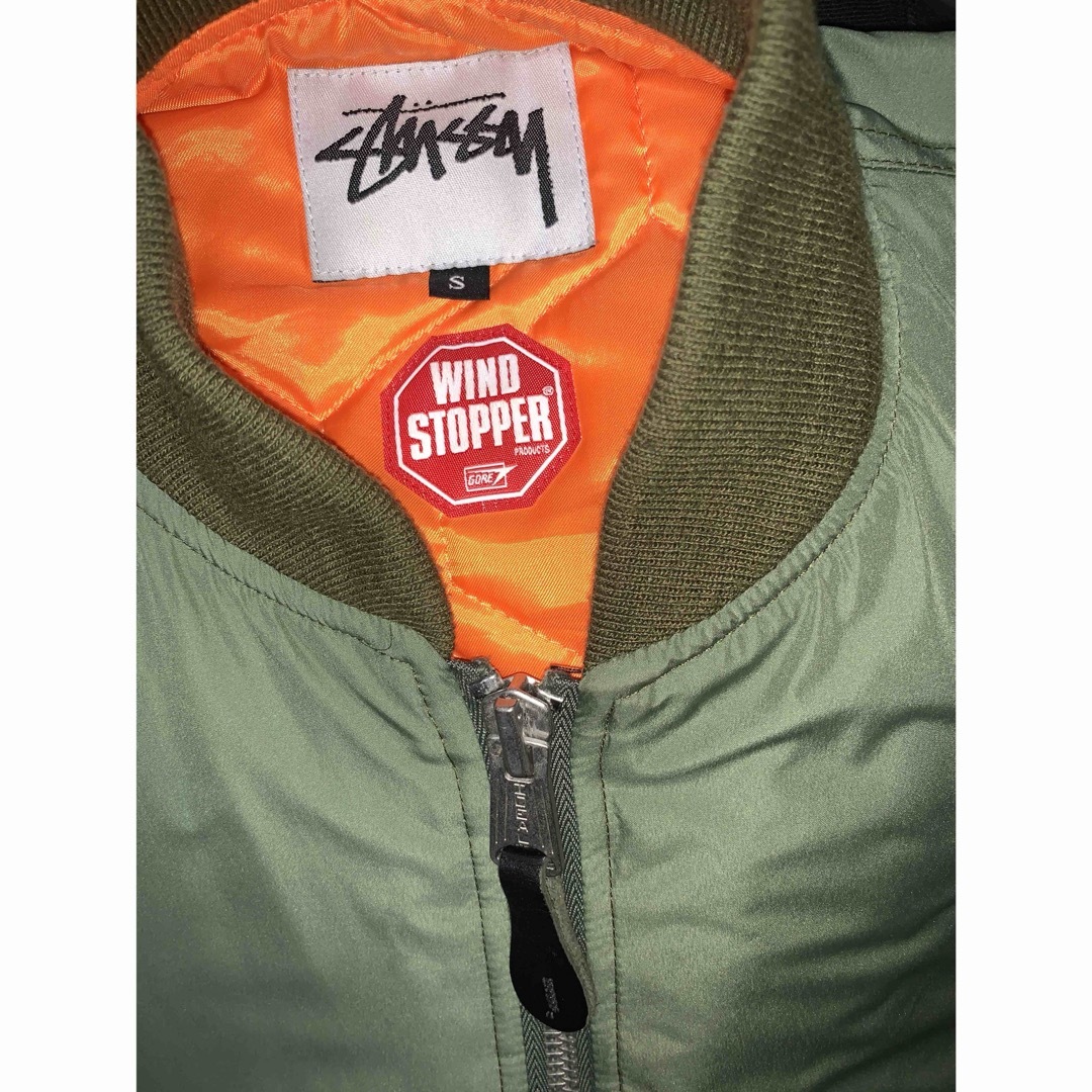 STUSSY(ステューシー)のSTUSSY×WINDSTOPPER MA-1 Jacket メンズのジャケット/アウター(フライトジャケット)の商品写真