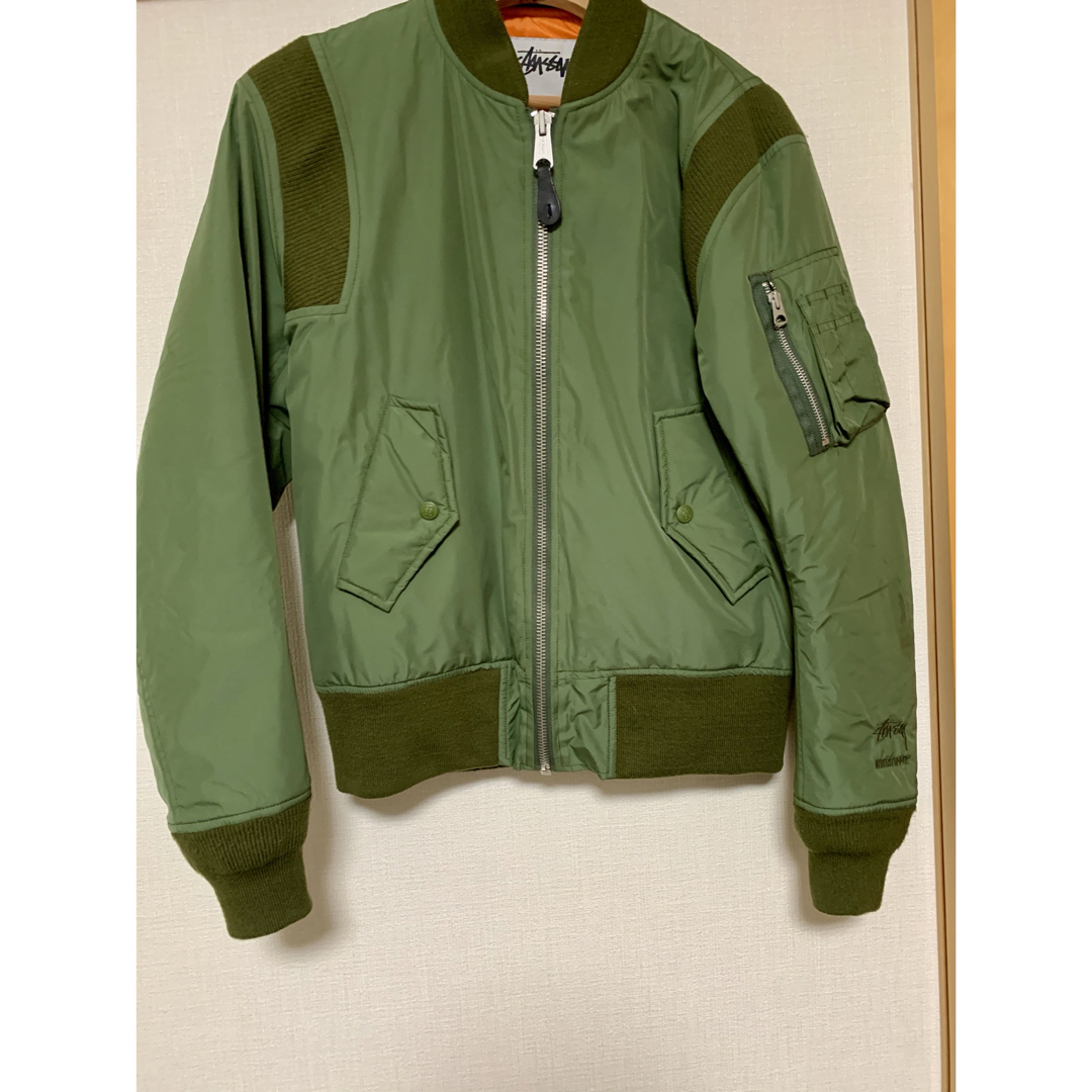 STUSSY(ステューシー)のSTUSSY×WINDSTOPPER MA-1 Jacket メンズのジャケット/アウター(フライトジャケット)の商品写真