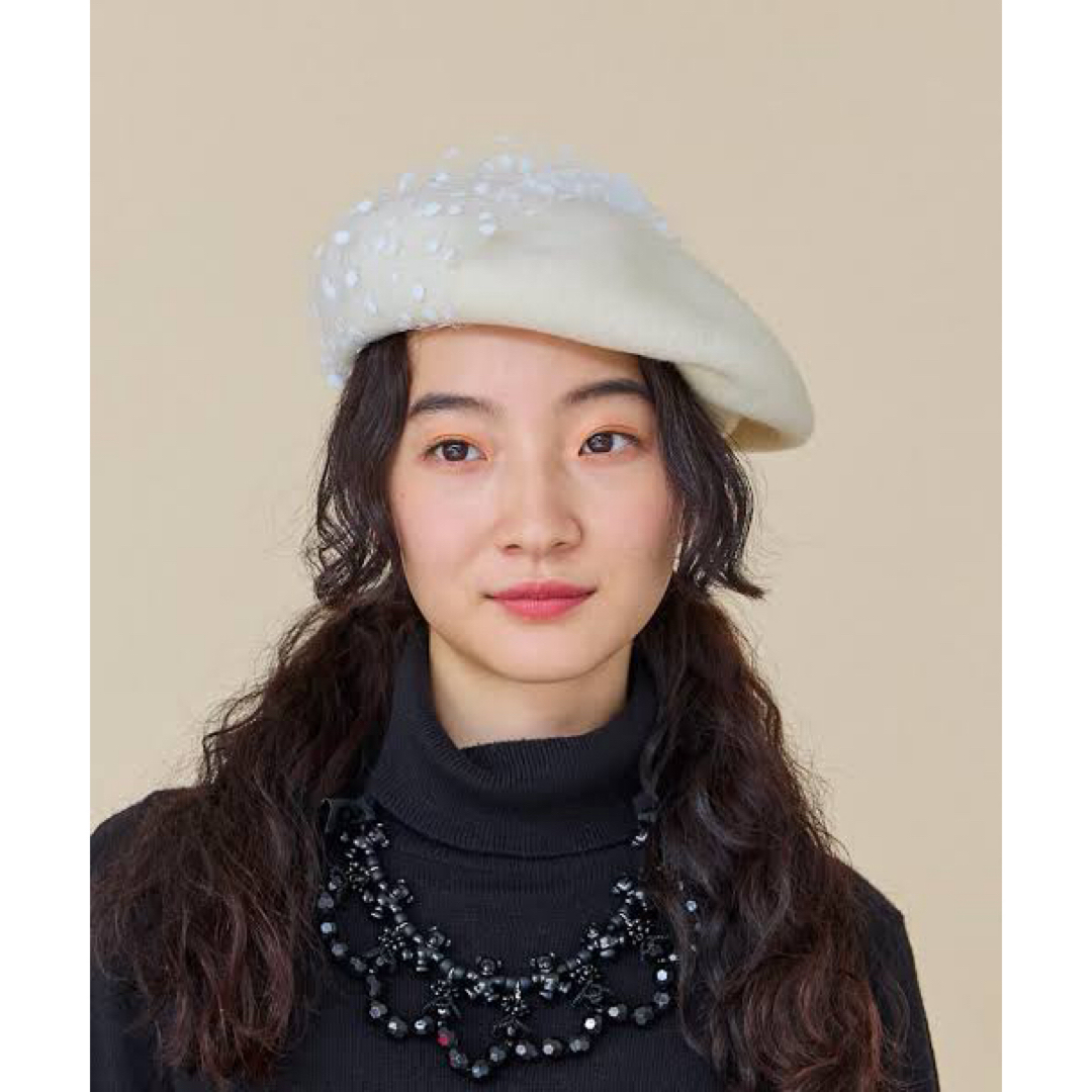カオリノモリ(カオリノモリ)のkaorimomori ロマネコベレー レディースの帽子(ハンチング/ベレー帽)の商品写真