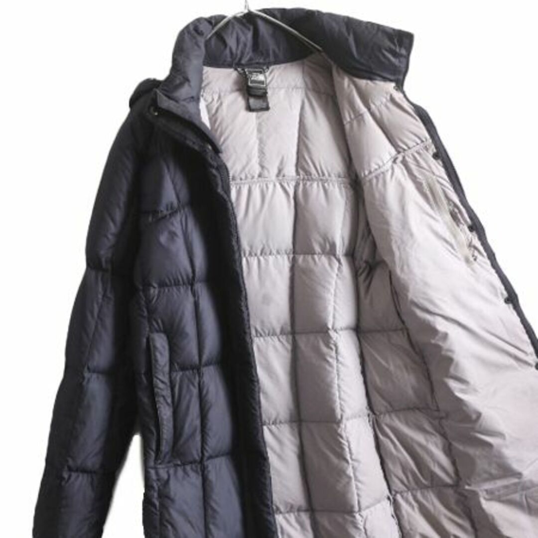 THE NORTH FACE(ザノースフェイス)の US企画 ノースフェイス ロング ダウン コート レディース XS 古着 The North Face アウトドア パーカー ナイロン ジャケット 600フィル 紺 レディースのジャケット/アウター(ダウンコート)の商品写真