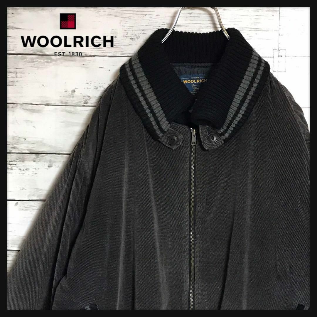 WOOLRICH(ウールリッチ)の【ビッグサイズ】ウールリッチ　肉厚　ブルゾン　リブデザイン◎ K847 メンズのジャケット/アウター(ブルゾン)の商品写真