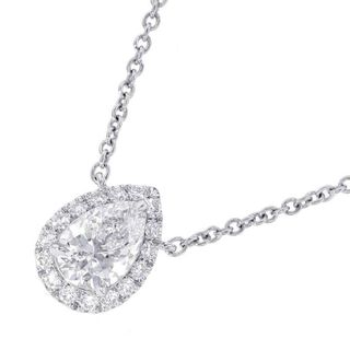 ハリーウィンストン(HARRY WINSTON)のハリーウィンストン ネックレス マイクロパヴェ ダイヤ 中石0.50ct Pt950プラチナ PIDPPS005MIC ペンダント GIA鑑定書付き(ネックレス)