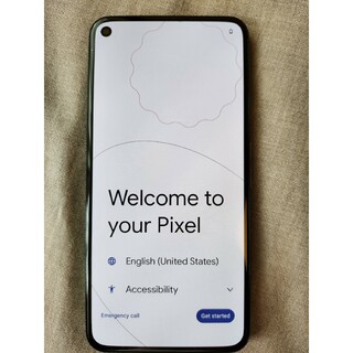 Google Pixel - 【美品】google pixel6a チョーク 128GB SIM