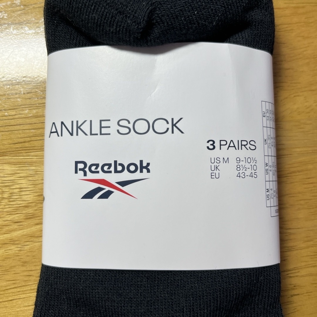 Reebok(リーボック)のリーボック　ソックス　3足✖️2　新品 メンズのレッグウェア(ソックス)の商品写真