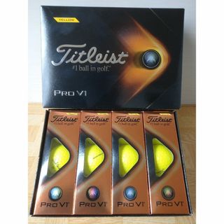 タイトリスト(Titleist)の【新品】タイトリスト Titleist PRO V1 イエロー 1ダース12球(その他)