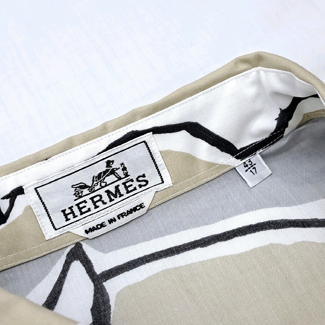 Hermes(エルメス)のエルメス HERMÈS 長袖シャツ 馬 総柄 メンズのトップス(シャツ)の商品写真