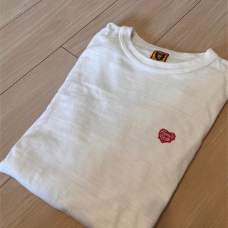 ヒューマンメイド(HUMAN MADE)のhuman made Tシャツ Lサイズ WHITE ヒューマンメイド(Tシャツ/カットソー(半袖/袖なし))