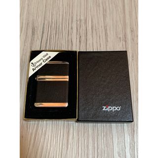 ジッポー(ZIPPO)の初期発売 アーマー ZIPPO レザー 革巻き(タバコグッズ)