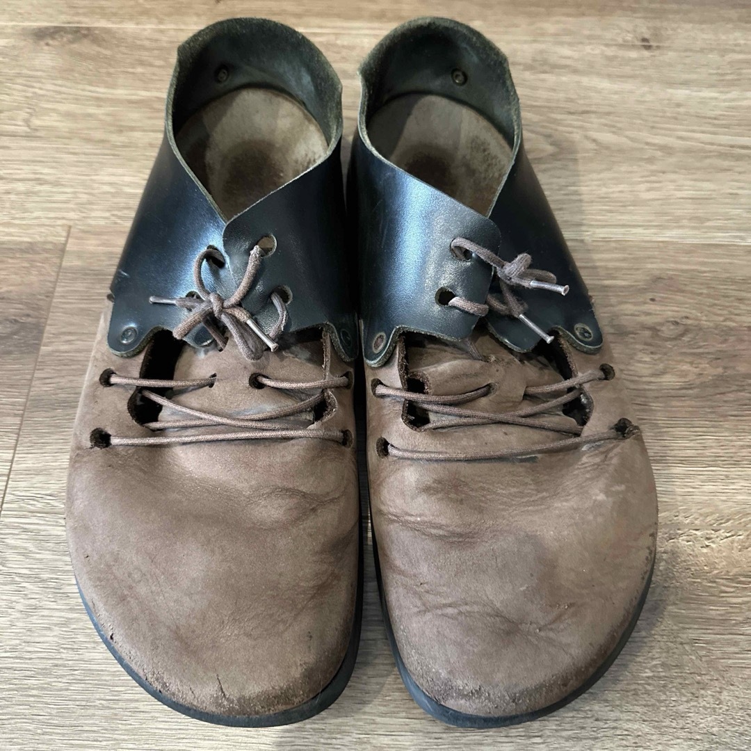 BIRKENSTOCK(ビルケンシュトック)のビルケンシュトックモンタナ43・28cm レザー ヌバック ブラック ブラウン  メンズの靴/シューズ(その他)の商品写真