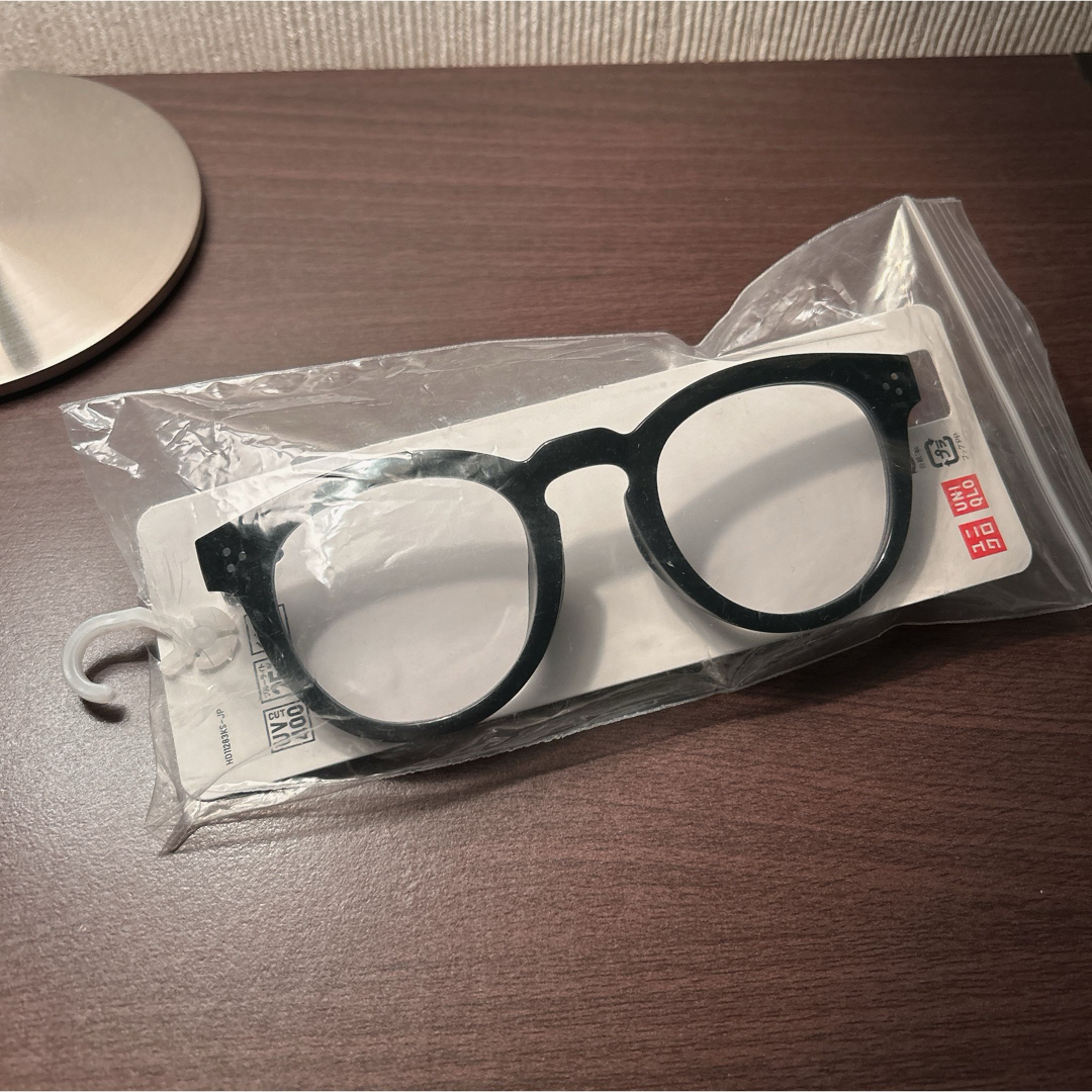UNIQLO(ユニクロ)のユニクロ　ボストンサングラス　メガネ レディースのファッション小物(サングラス/メガネ)の商品写真