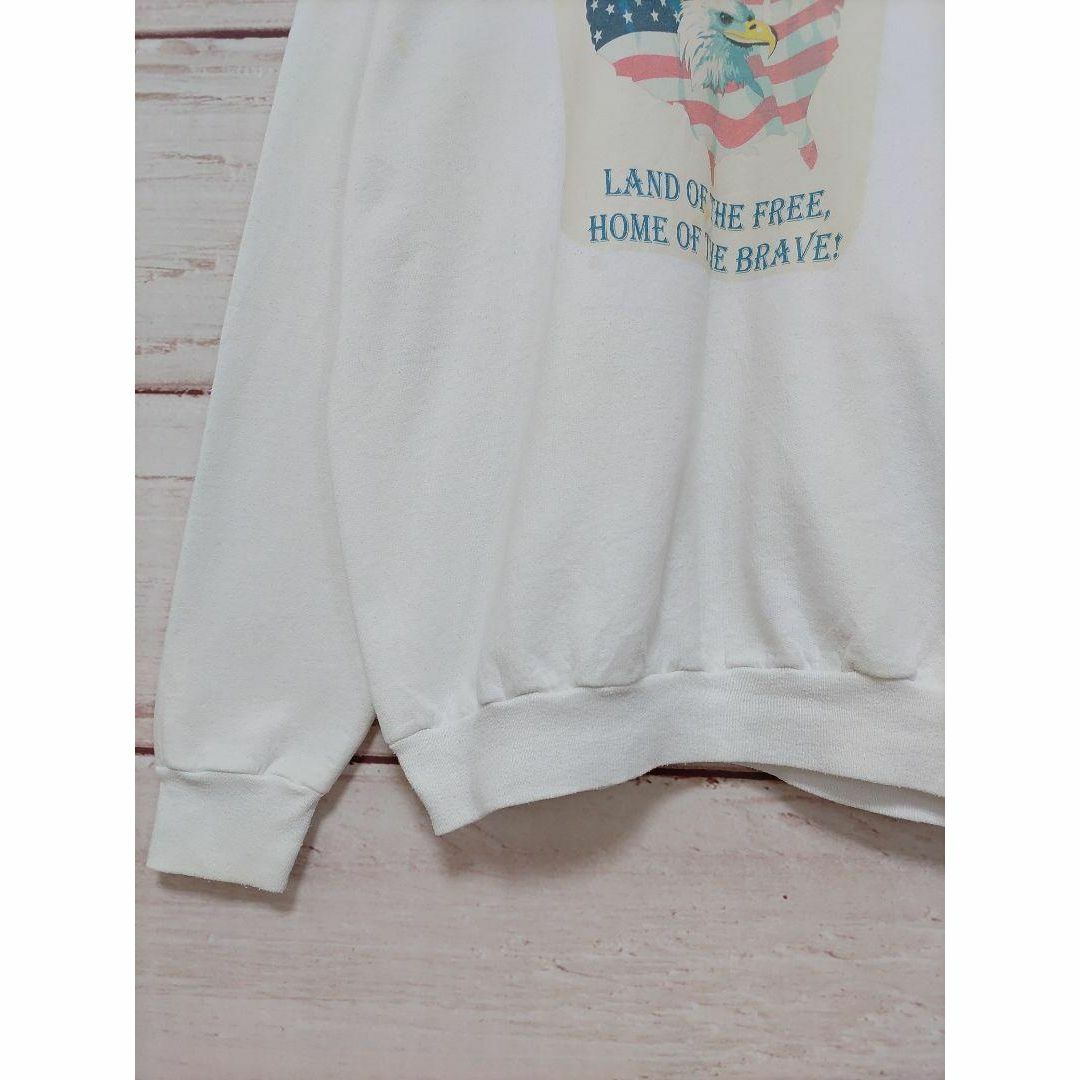 Hanes(ヘインズ)のHanes ヘインズ　メキシコ製　90s　スウェット　トレーナー　古着　国旗 メンズのトップス(スウェット)の商品写真