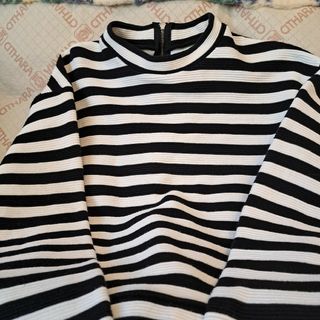 専用　　MOUSSY　　カットソー　ボーダ長袖(カットソー(長袖/七分))