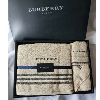 バーバリー(BURBERRY)の新品　バーバリーバスタオル　ウォッシュタオルセット(タオル/バス用品)