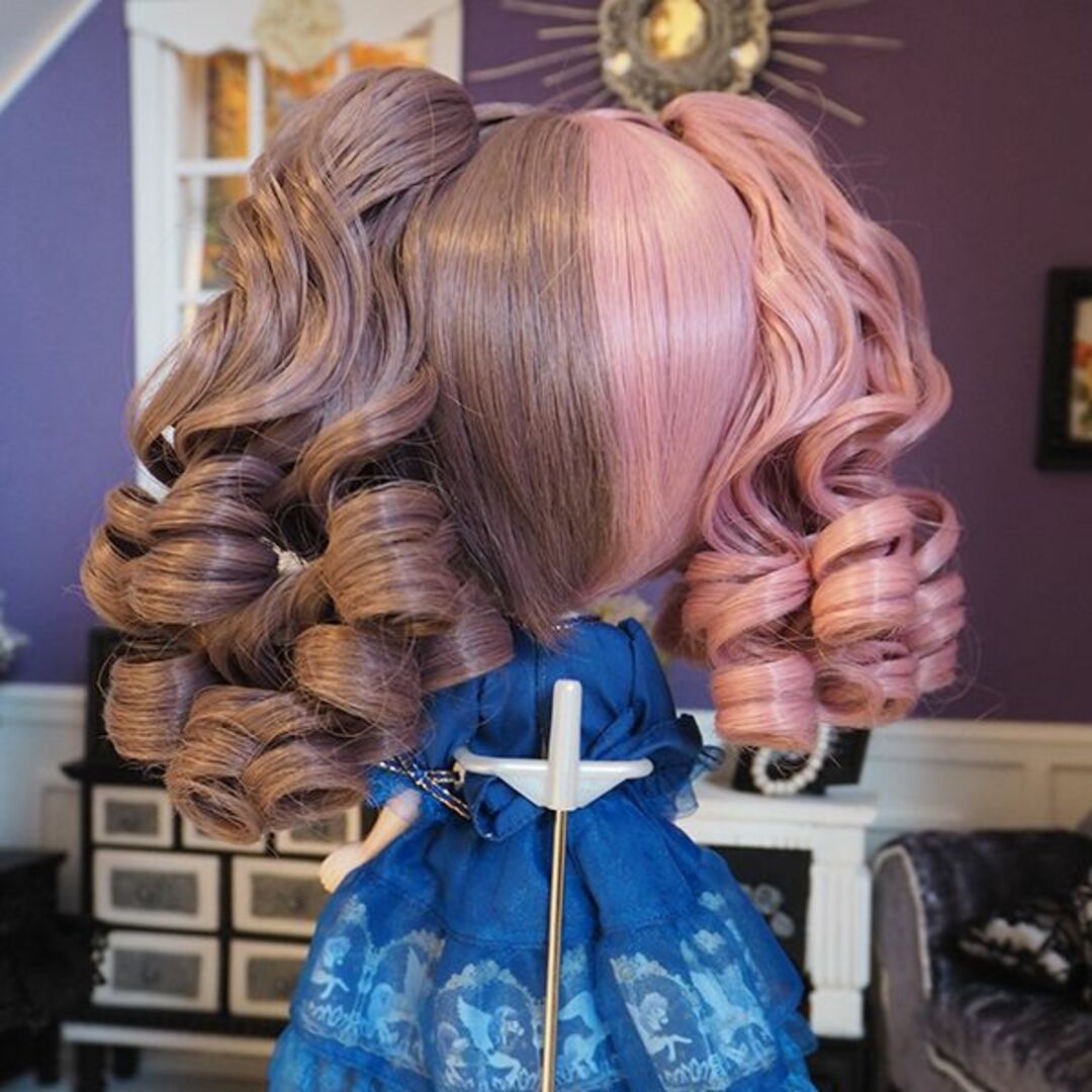 ネオブライス ウィッグ 姫バング ドリィスパイラル FPCO 10インチ ハンドメイドのぬいぐるみ/人形(人形)の商品写真
