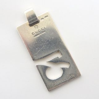 グッチ(Gucci)の【GUCCI】グッチ 星座ペンダント ネックレス･トップ カプリコーン シルバー925 山羊座 /ok04268ar(その他)