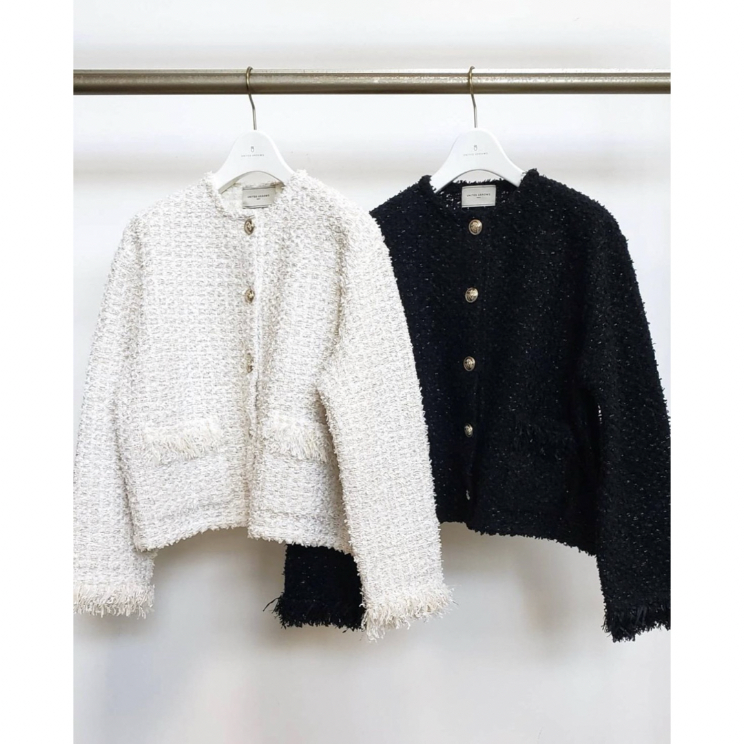 UNITED ARROWS - UNITED ARROWS ファンシーツイードカーディガン UNITED ARROWS - UNITED ARROWS ファンシーツイードカーディガン