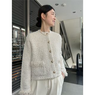 UNITED ARROWS - UNITED ARROWS ファンシーツイードカーディガン UNITED ARROWS - UNITED ARROWS ファンシーツイードカーディガン