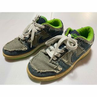 ナイキ ダンク ロー デニム 21cm NIKE DUNK 305044-444(スニーカー)