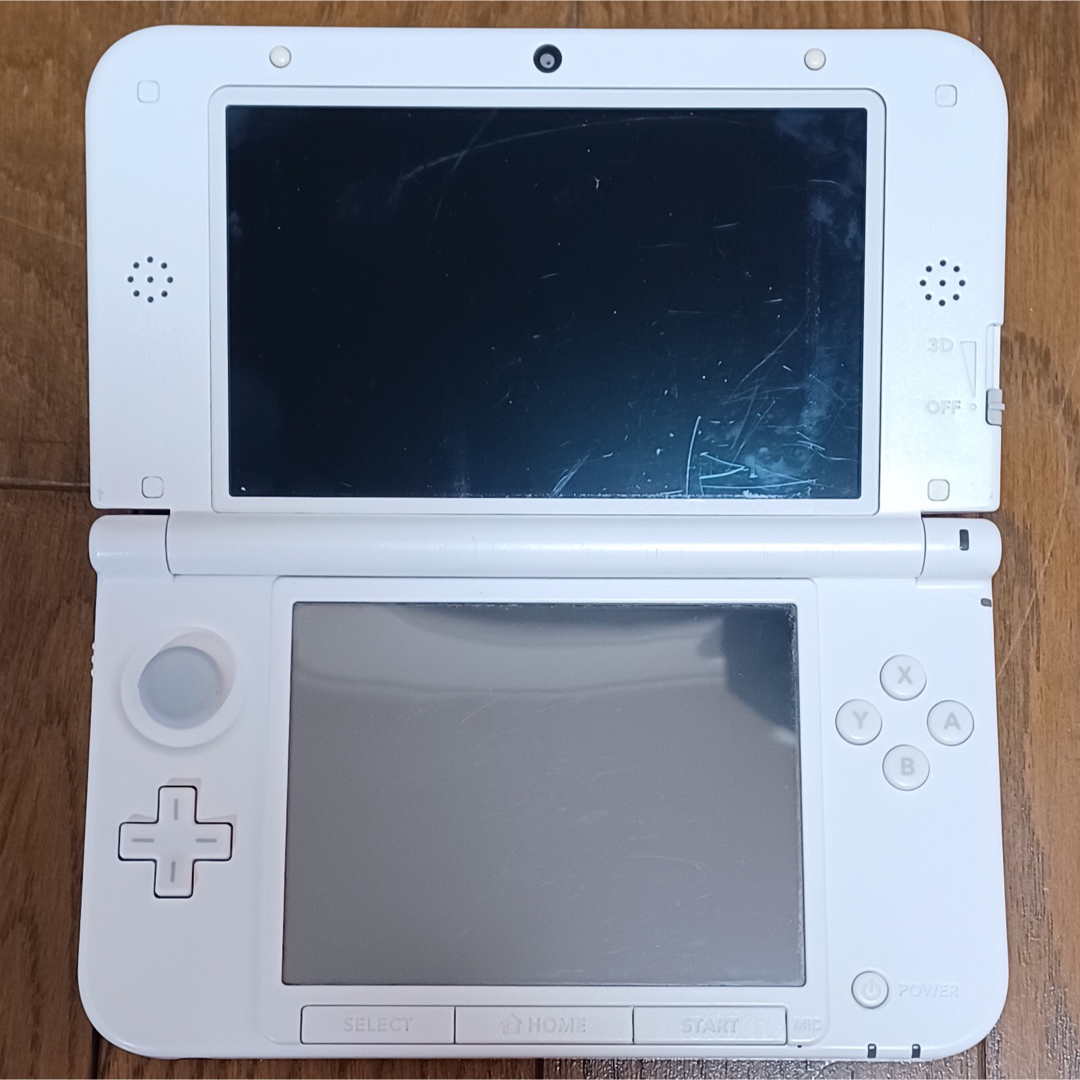 ニンテンドー3DS(ニンテンドー3DS)のニンテンドー3DS LL ミント×ホワイト 中古 エンタメ/ホビーのゲームソフト/ゲーム機本体(携帯用ゲーム機本体)の商品写真