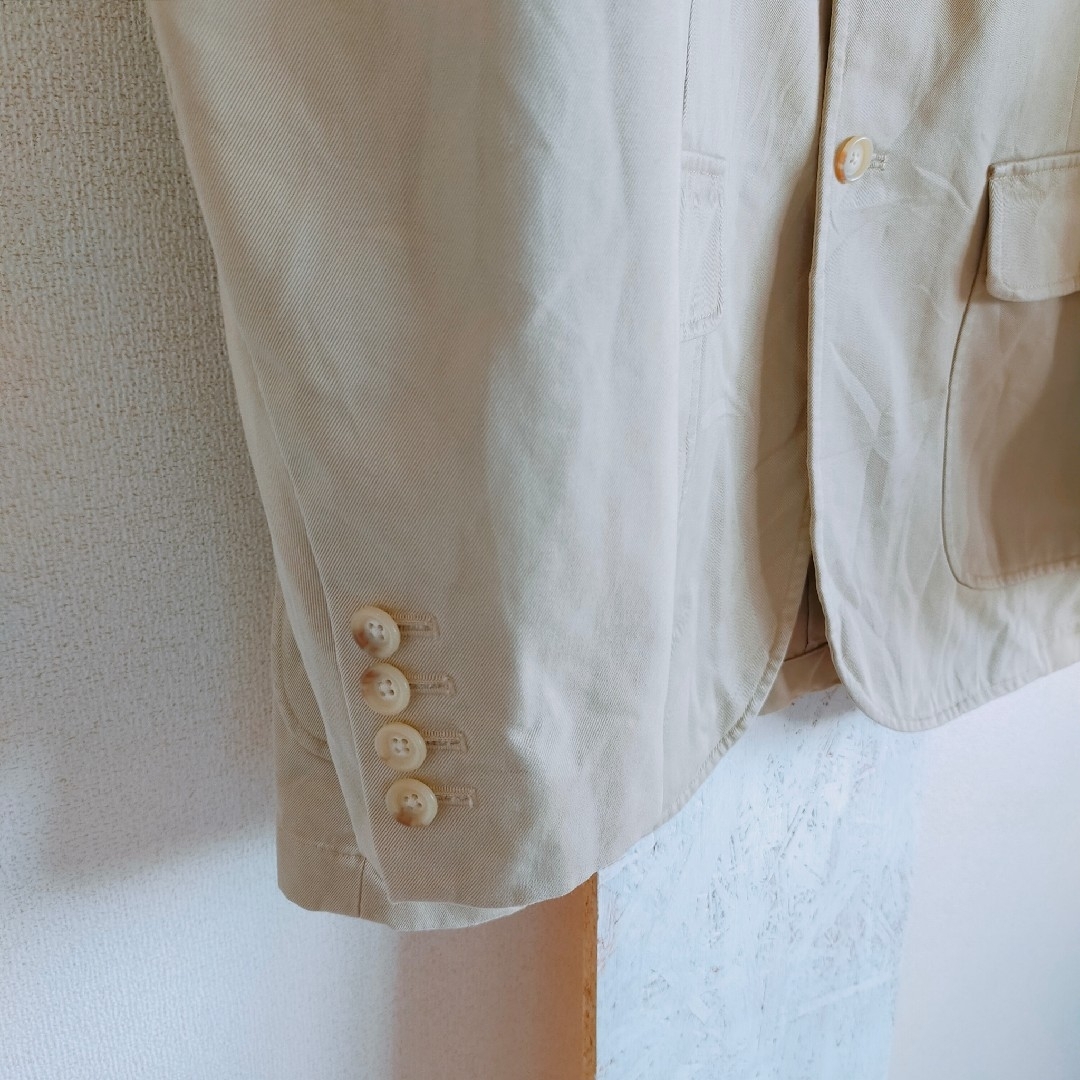 Ralph Lauren(ラルフローレン)のポロバイラルフローレン　チノジャケット　ベージュ　3つボタン　L メンズのジャケット/アウター(テーラードジャケット)の商品写真
