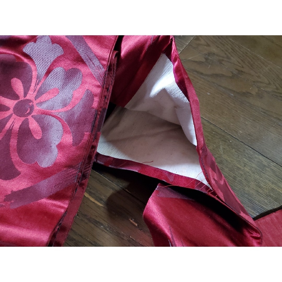 アンティーク　昭和レトロ　リバーシブル　正絹　名古屋帯 レディースの水着/浴衣(帯)の商品写真