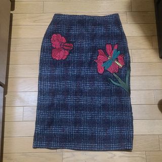 ZARA - ZARAwoman オフ白 タイトスカート XL ボックス風の通販 by