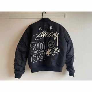 クローゼット整理の為出品します15aw 35th記念 STUSSY fragment MA-1 ジャケット